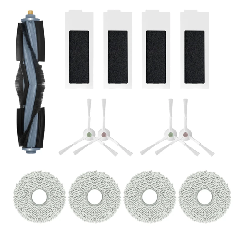Spazzola laterale principale Filtro Hepa Panno per mop Spazzola laterale principale per Ecovacs Deebot T20 Max T20 Pro / Max Plus