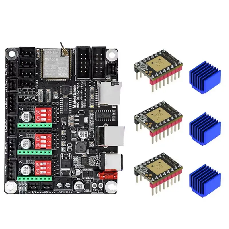 

MKS DLC32 V2.1 32Bit For Engraving Motherboard TMC2209 For Engraver Offline Controller TS24/TS35-R Woodworking Machine