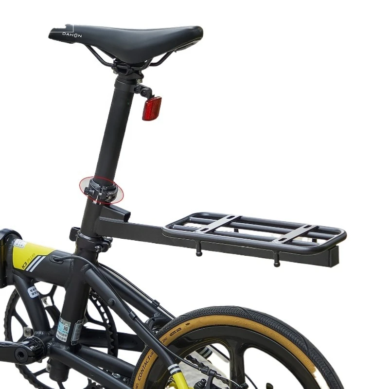 Suitable for DAHON folding bicycle quick dismantling rear shelf tail rack K3P8D10D567 rear seat rack luggage rack