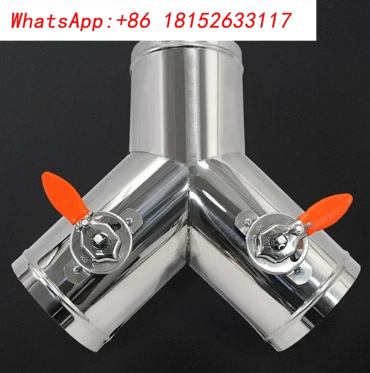 亜鉛メッキ201 304ステンレス鋼Y型手動三連換気弁エアコントロールMM