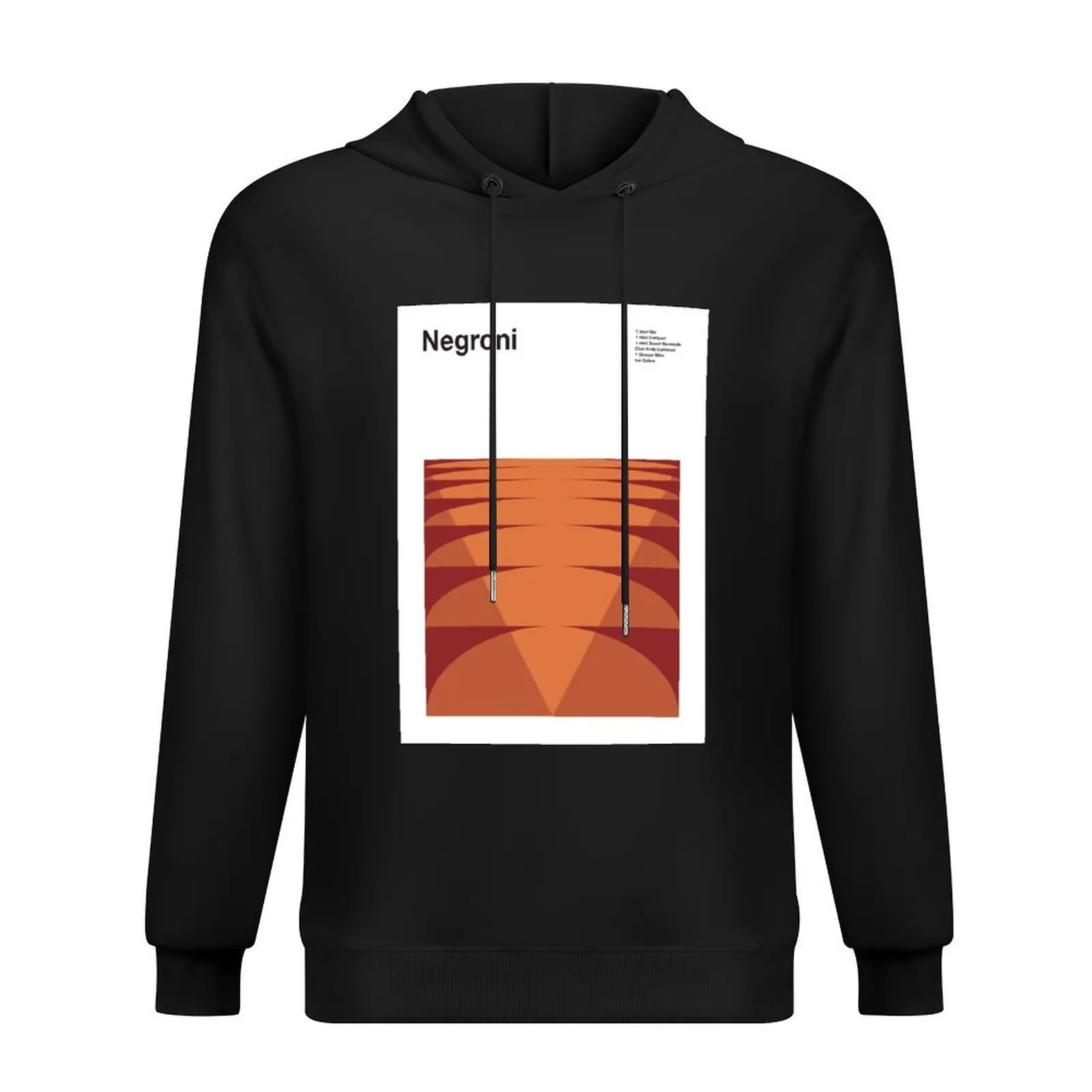

Negroni Cocktail Poster Hoodie men's clothing men's coat korean clothes men's sweat-shirt set hoodie man