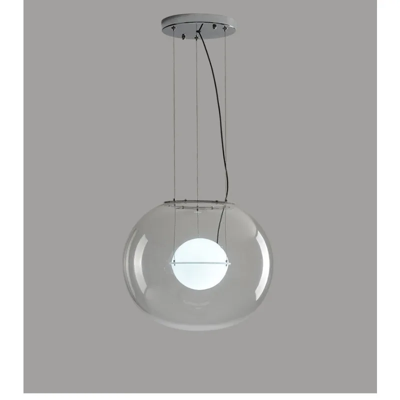 ما بعد الحداثة الفن الزجاج مصمم الحد الأدنى لينة تأثيث غرفة نوم غرفة الطعام بار مقهى كرة مستديرة متجر الملابس قلادة الخفيفة