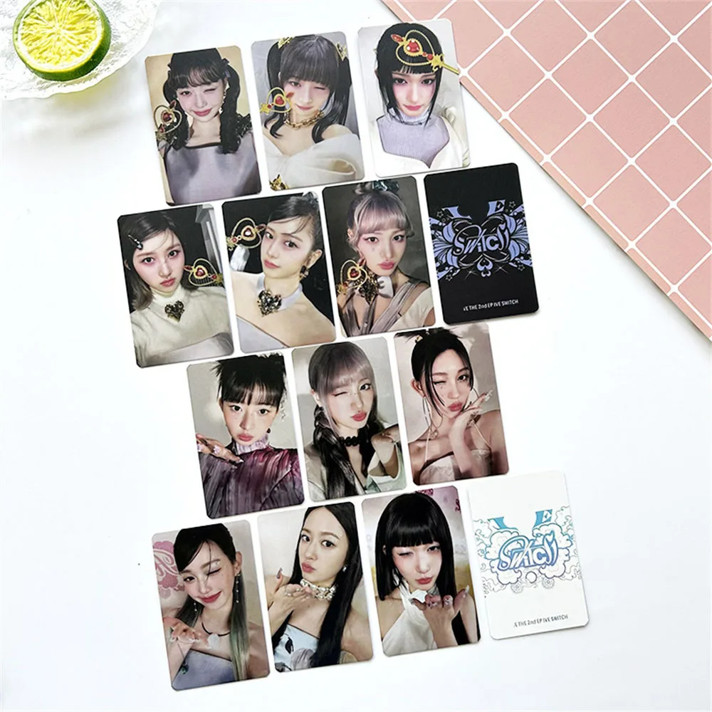 6Pcs/Set KPOP Yujin Wonyoung Postcard SWITCH Album Double-Sided Lomo Cards Gaeul LIZ Rei Leeseo Photocard Fans Collect Gift