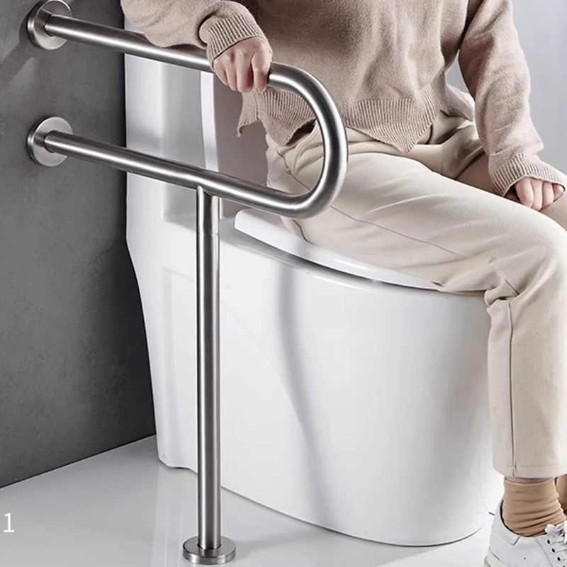 Toilet Elderly Bathroom Handle Stainless Item Bathtubs Lazy Bathroom Handle Adults Portable Luxury Barre De Douche Furniture