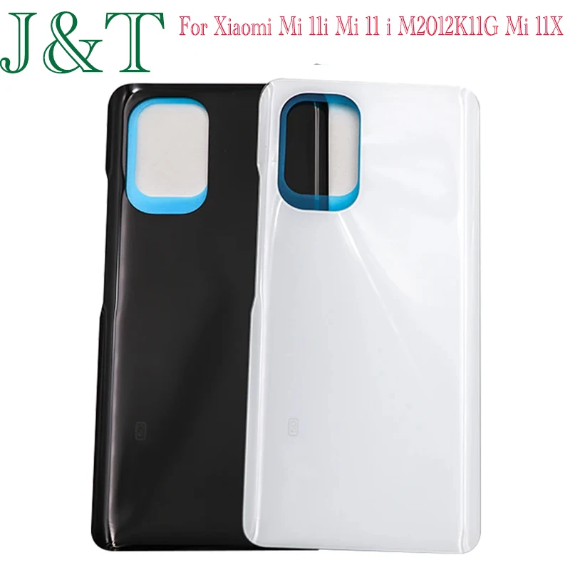 For Xiaomi MI 11i M2012K11G Mi 11X Pro Battery Back Cover 3D Glass Panel Rear Door Housing Case Adhesive Replace