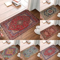 Moroccan Ethnic Style Decorative Carpet Bohemian Welcome Mat Welcome Mat Kitchen Rug Entrance Door Floor Mat Door Mat Entrance