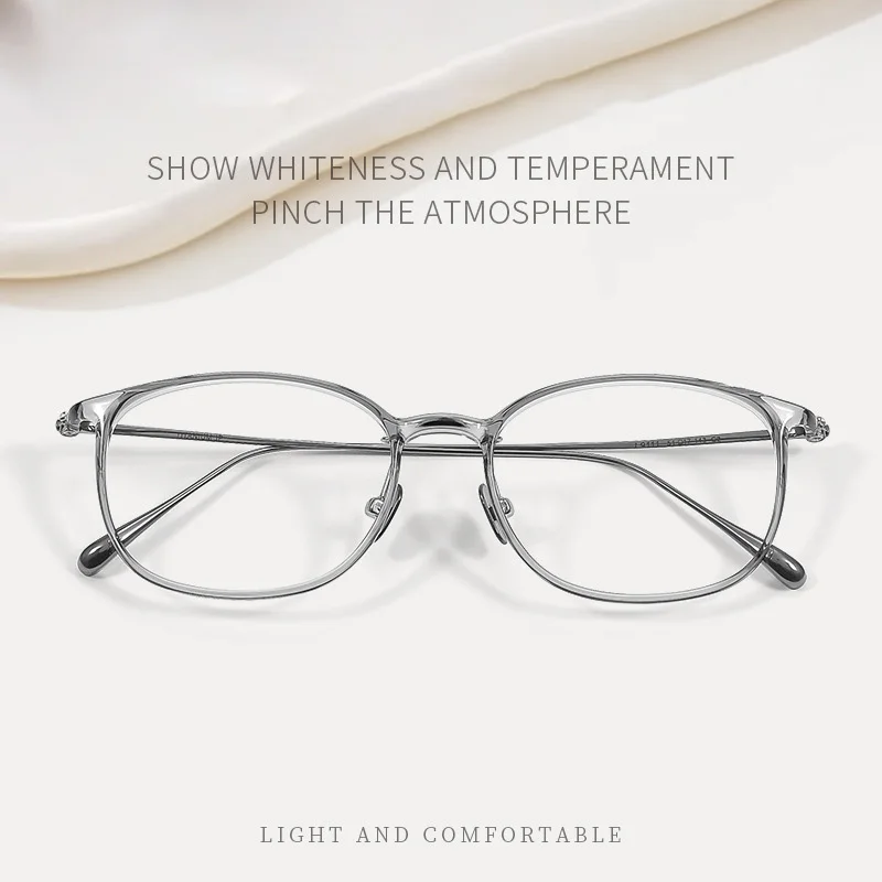 

Wind Red 2025 New TR90 Titanium Glasses Frame Men Optical Prescription Glasses Frame Woman Retro Round Fashion Frame Z476