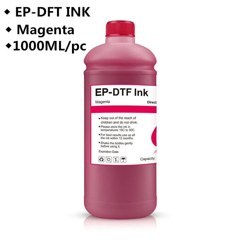 Imagem -04 - Tinta da Impressora do Filme de Transferência Dtf Apropriada para Epson L800 L805 Dx5 Dx7 Xp600 I3200 I4720 I5113 1000ml