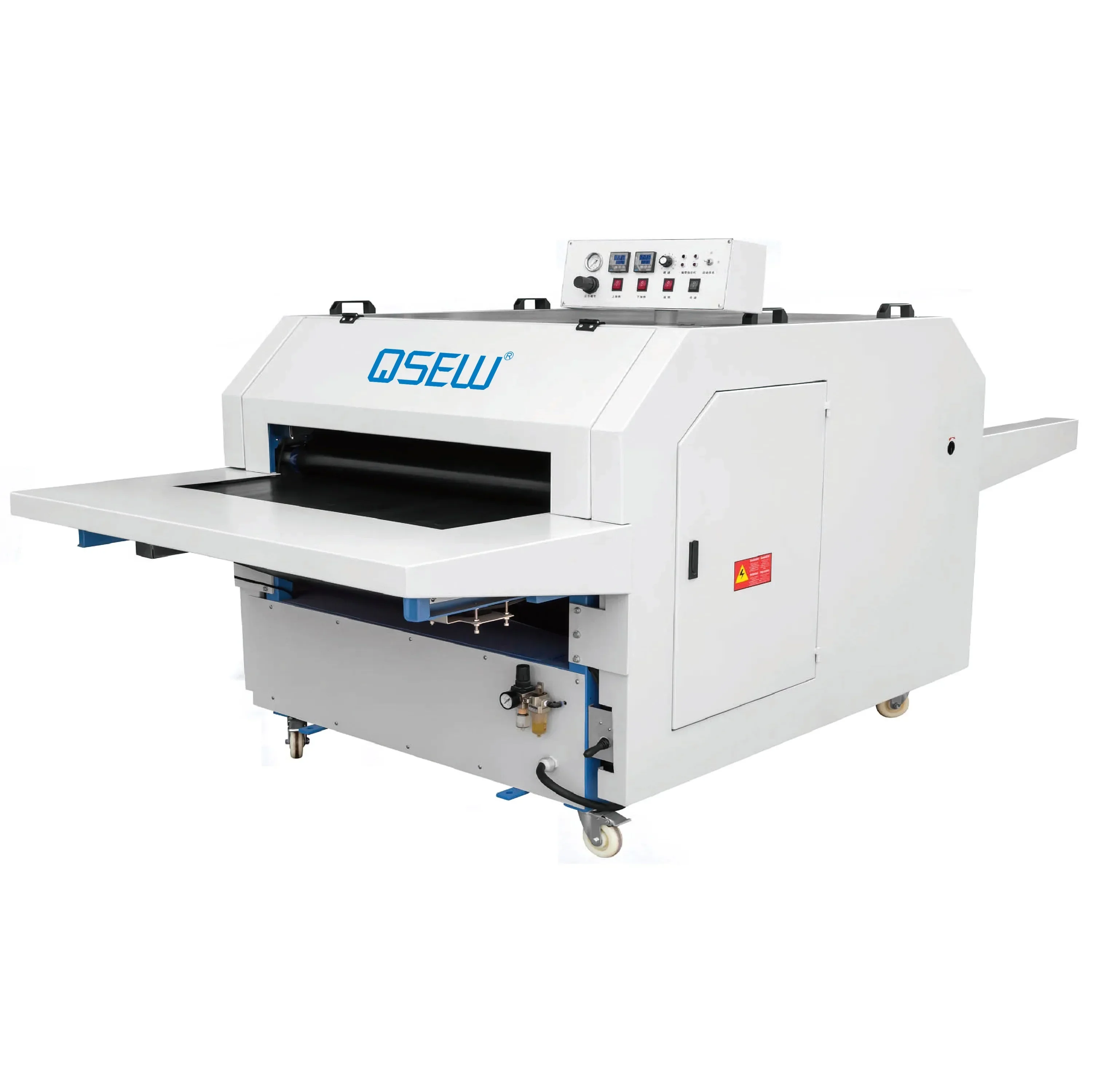 NHG-900BI Automatic Belt Warping Prevention Fusing Machine fabric heat fusing press machine