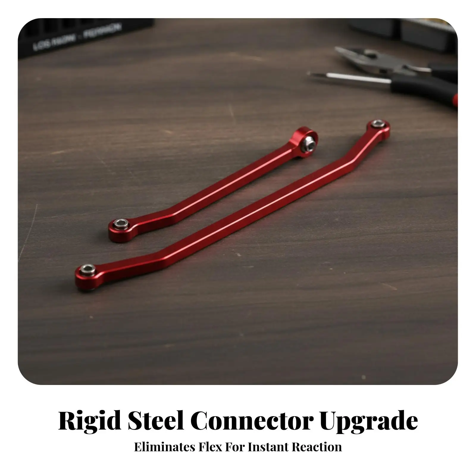 Premium Metal Steering Link Rod for RC Car Axle Assembly Restoration Direct Replacement Part