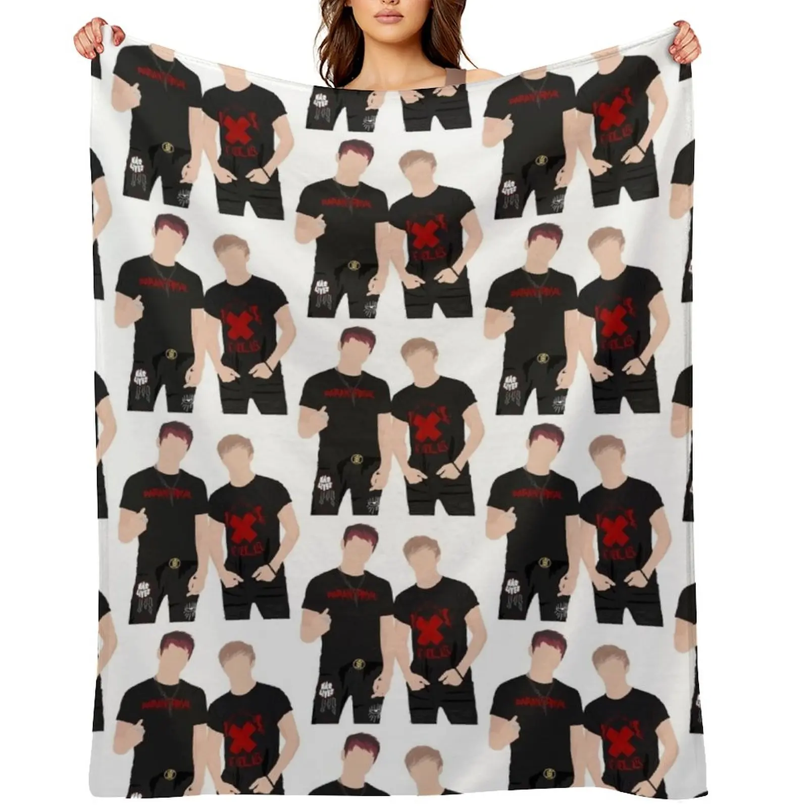 

Sam and Colby Throw Blanket Travel for sofa Heavy warm for winter Blankets