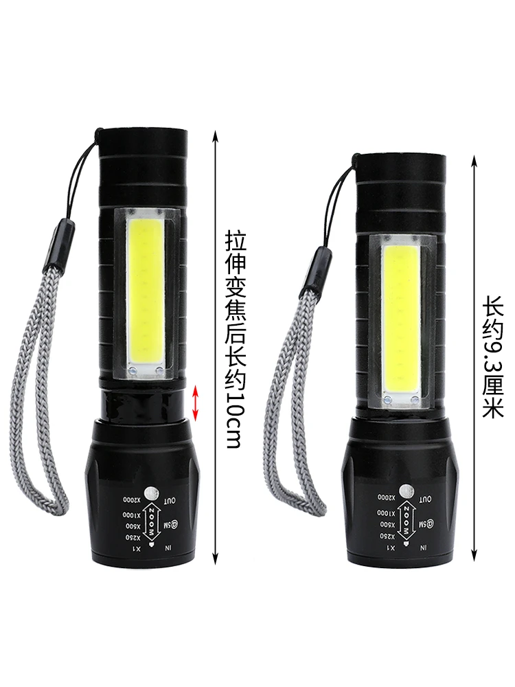 

WaterProof Portable Multi-functional Aluminium Shell LED 3 Mode Flashlight+AA Battery+Charger for Outdoor Camp/Road Lighting