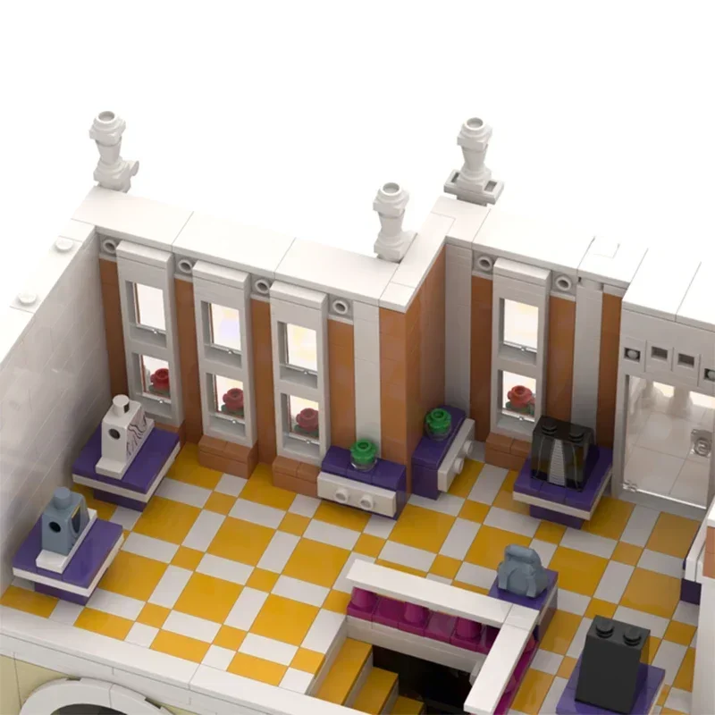 

City Street View Model Moc Building Bricks Boutique Building Technology Modular Blocks Gifts Christmas Toys DIY Sets Assembly