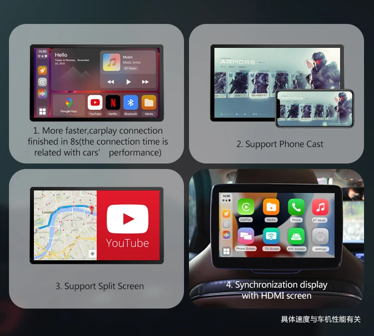 CP308 dla Lexus ES NX RX LS LX NX300 ES350 RX459 LX350 Android Youtube dekoder okno ekran interfejs lustro Link bezprzewodowy Carplay