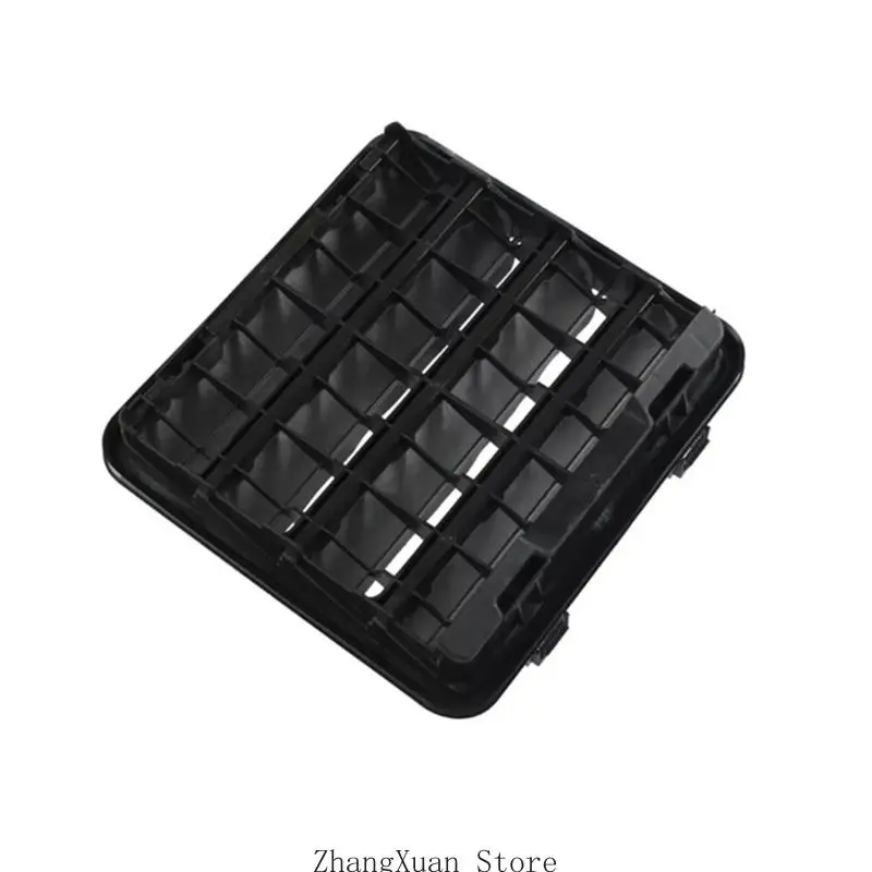 Cab Vent Louvers Vehicle Cabin Air Outlet Replacement Set, 2 Piece Black Plastic Cab Grille Assembly with Part Number 68323649AB
