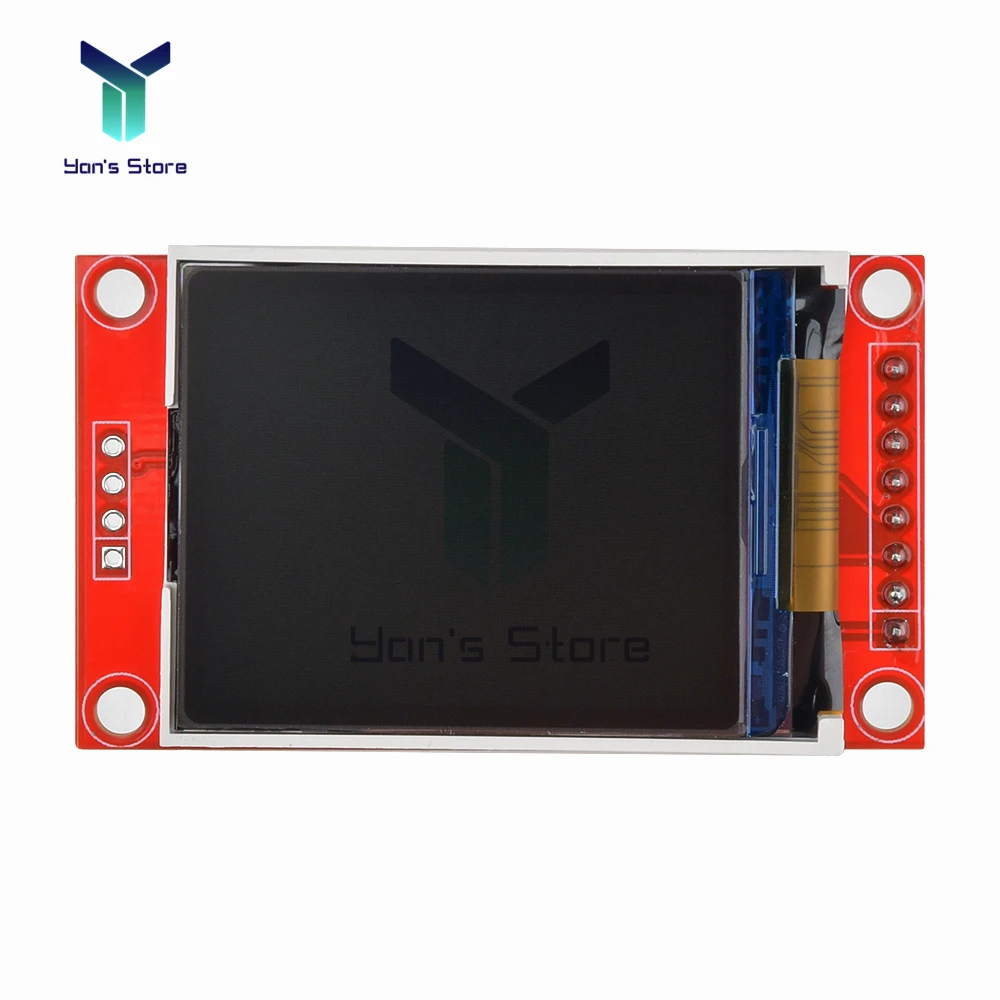 1.8 بوصة SPI المسلسل شاشة LCD وحدة 128x160 TFT وحدة عرض مع SD فتحة للبطاقات 8 دبوس ST7735S سائق لاردوينو لتقوم بها بنفسك