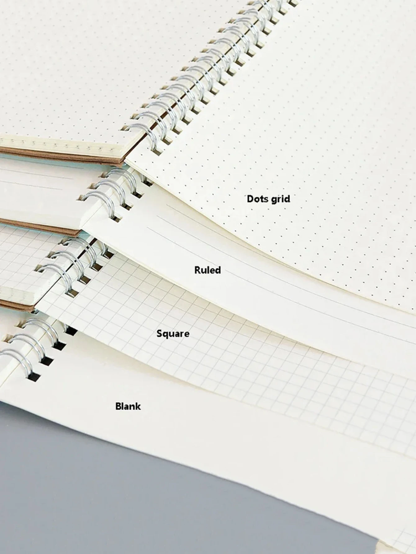 A5 Coil Notebook Lined Dots Blank Grid Paper Journal Book For School Office Supplies Stationery