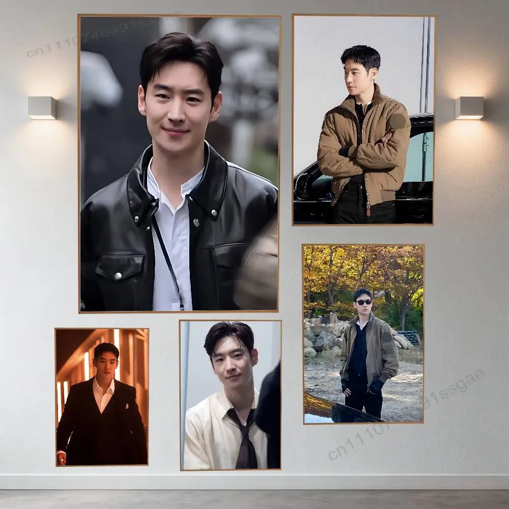 

C-Choi Hyun Wook Actor Poster Wall For Sticky Decoration Waterproof Home Living Room Bedroom Bar