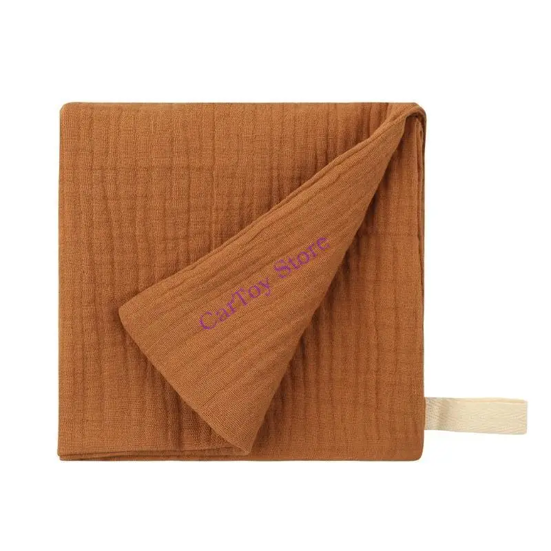 

634F 5 Piece Infant Handkerchief Bib Square Baby Stuff Feeding Cotton Towel Dirty-proof Washing Face Solid Color Towel