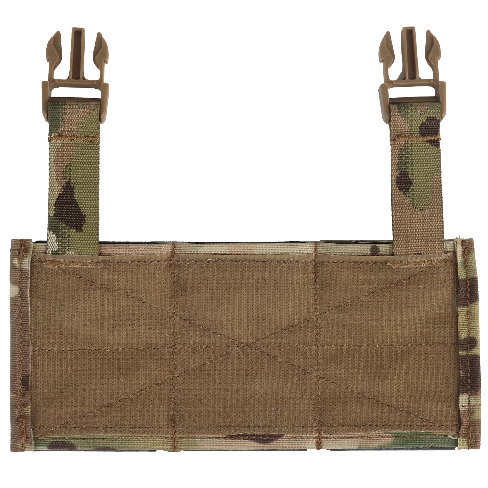 Rápido 5,56 Triple AR15 revista bolsa chaleco botón Panel frontal retención insertar MOLLE Clip para chaleco FCPC V5 chaleco