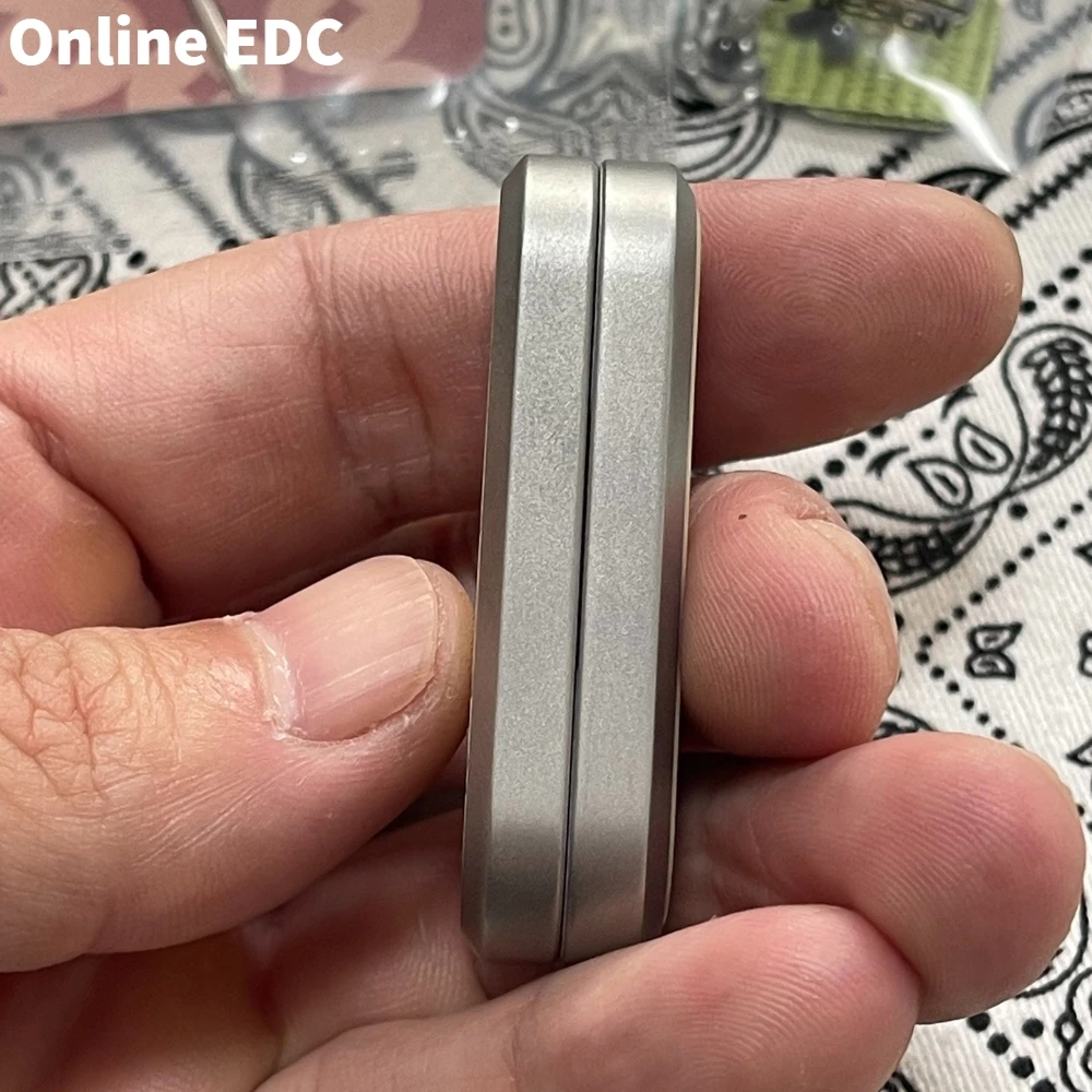 Pré-instalado gdedc 3o aniversário slider fidget slider de aço inoxidável peek push slider alívio do estresse brinquedo brinquedos adultos