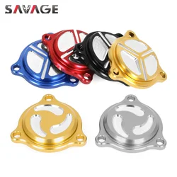 Engine Oil Filter Cover For SUZUKI DRZ 400 DRZ400 SM/S/E LTZ LTZ400 LTR 450 Burgman 150 125 UX Motorcycle Crankcase Cap DRZ400SM