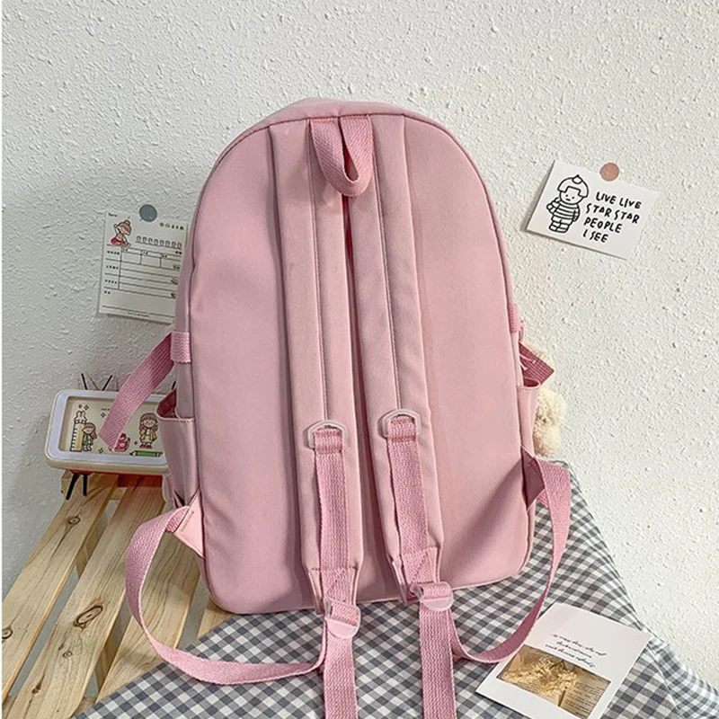 Teenagers Backpacks For Girls School Bags Women Multipocket Bag Large Capacity Backpack Mochila Feminina Kawaii Bags