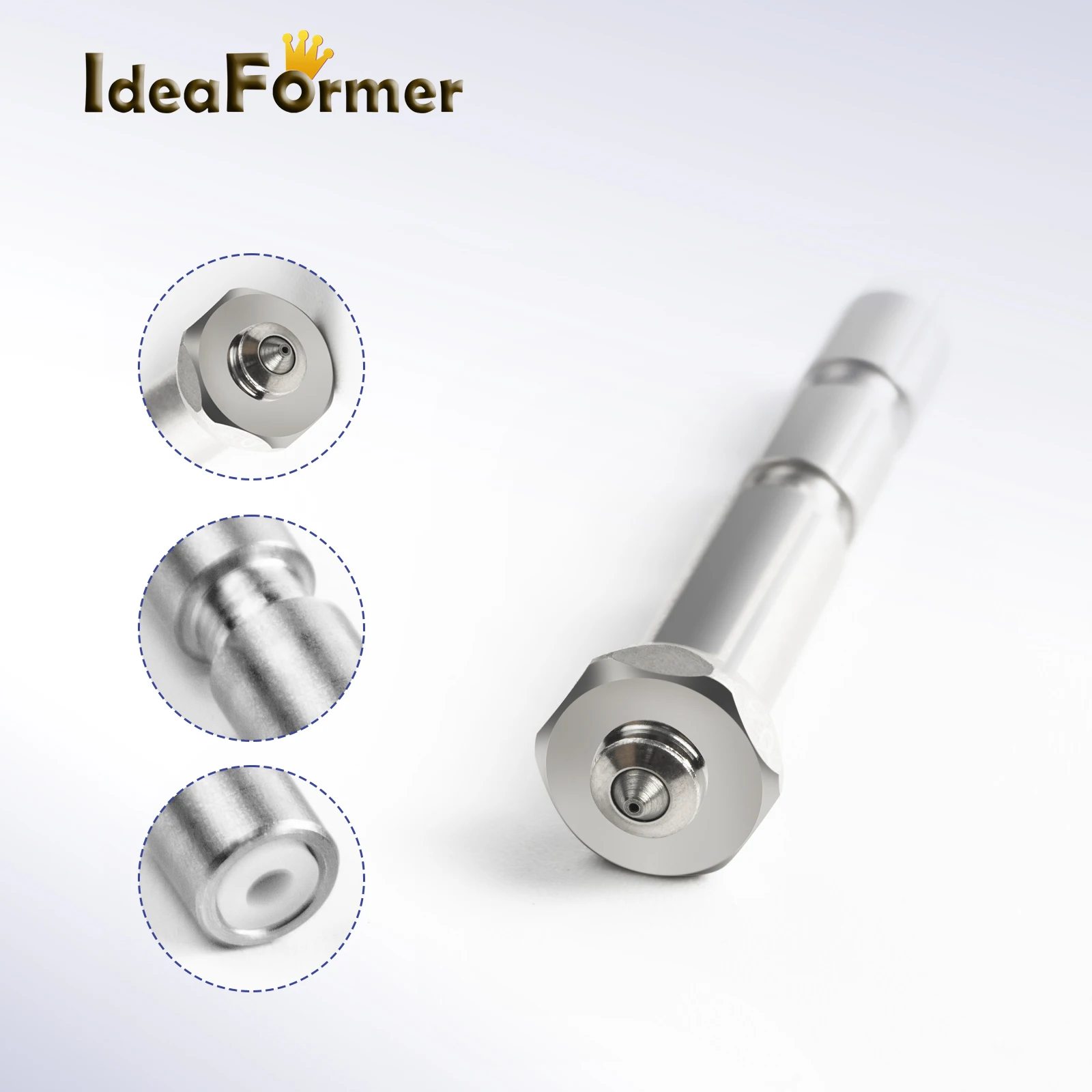 

For Anycubic Kobra 3 Max Bimetallic Hotend Nozzles Combo Kit Nozzle Hardened Steel 0.4/0.6/0.8mm High flowing 3D Printer Parts