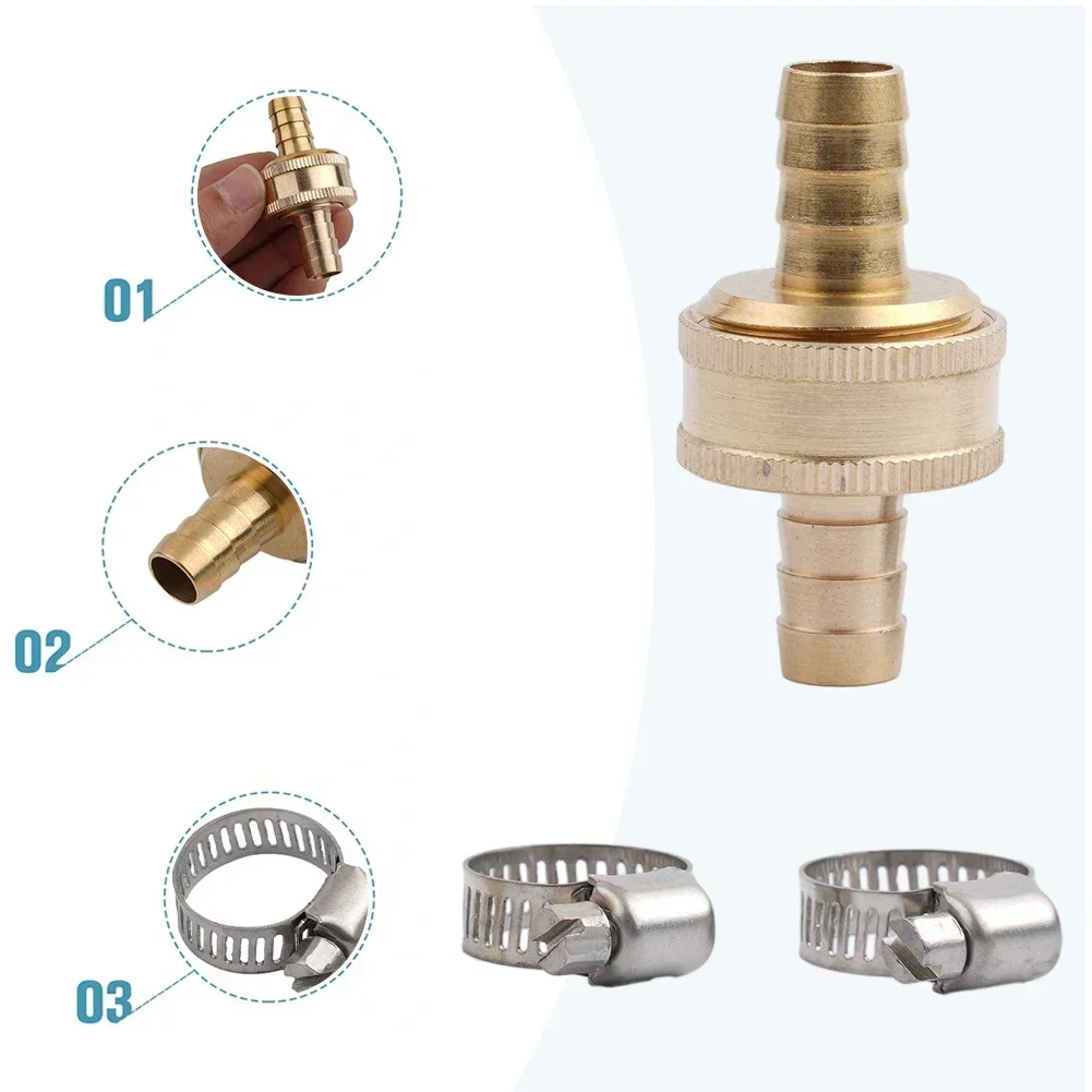Tubo da giardino da 1/2 "Kit di riparazione dell'estremità del mendatore in ottone tubo di irrigazione connettore maschio femmina accessori per attrezzature per l'acqua da giardino per uso domestico