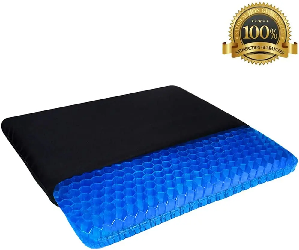Breathable Chair Sitter 3D Latex Silicone Gel Cushion Honeycomb Summer Ice Cool Car Cushion Orthopedic Seat Egg Pad Silica