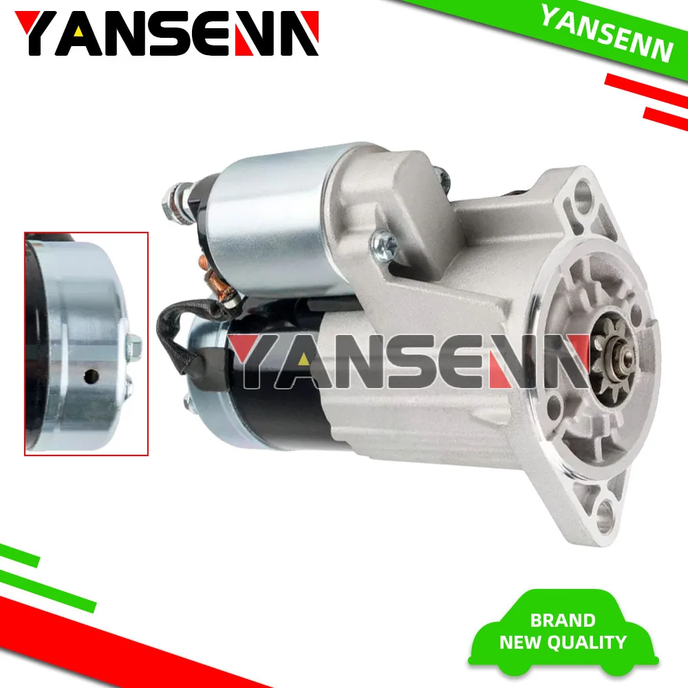 Motor de arranque de 1,4 kW/12 V para Nissan Frontier 1998-2001 Pickup Xterra L4 2.4L 23300-1S770 23300-1S771, M000T60081, M000T60081A