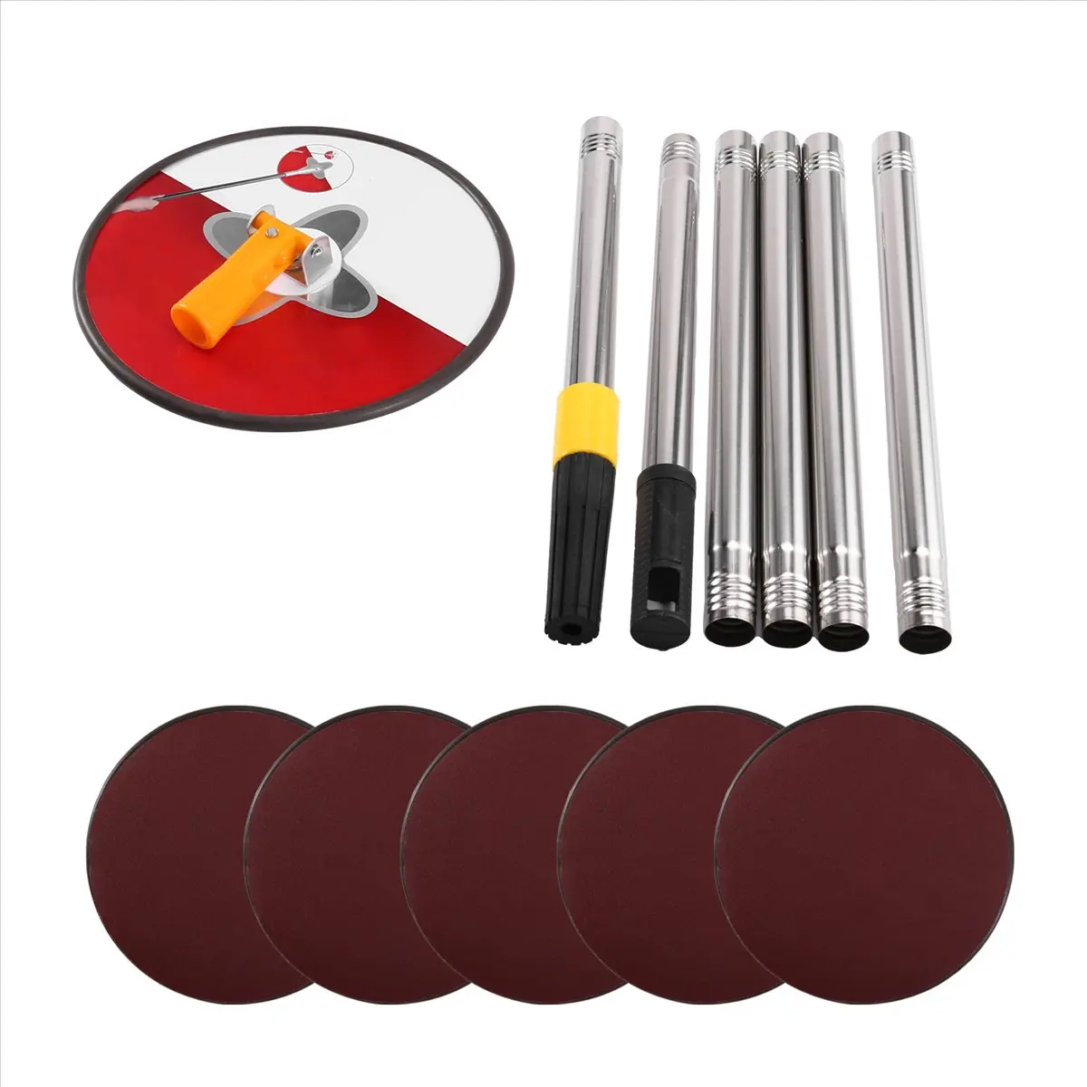 ماكينة صنفرة القطب للجدران الجافة، ماكينة صنفرة الحوائط الجافة اليدوية مع عمود تمديد. مثالية للرسم