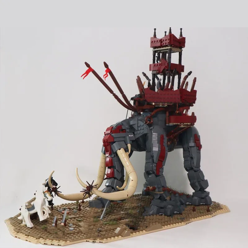 2095 PCS Star Battle Fighting Mammoth MOC Customize Modular Building Block Model Creative Design Design DIY Toy Birthday Gift