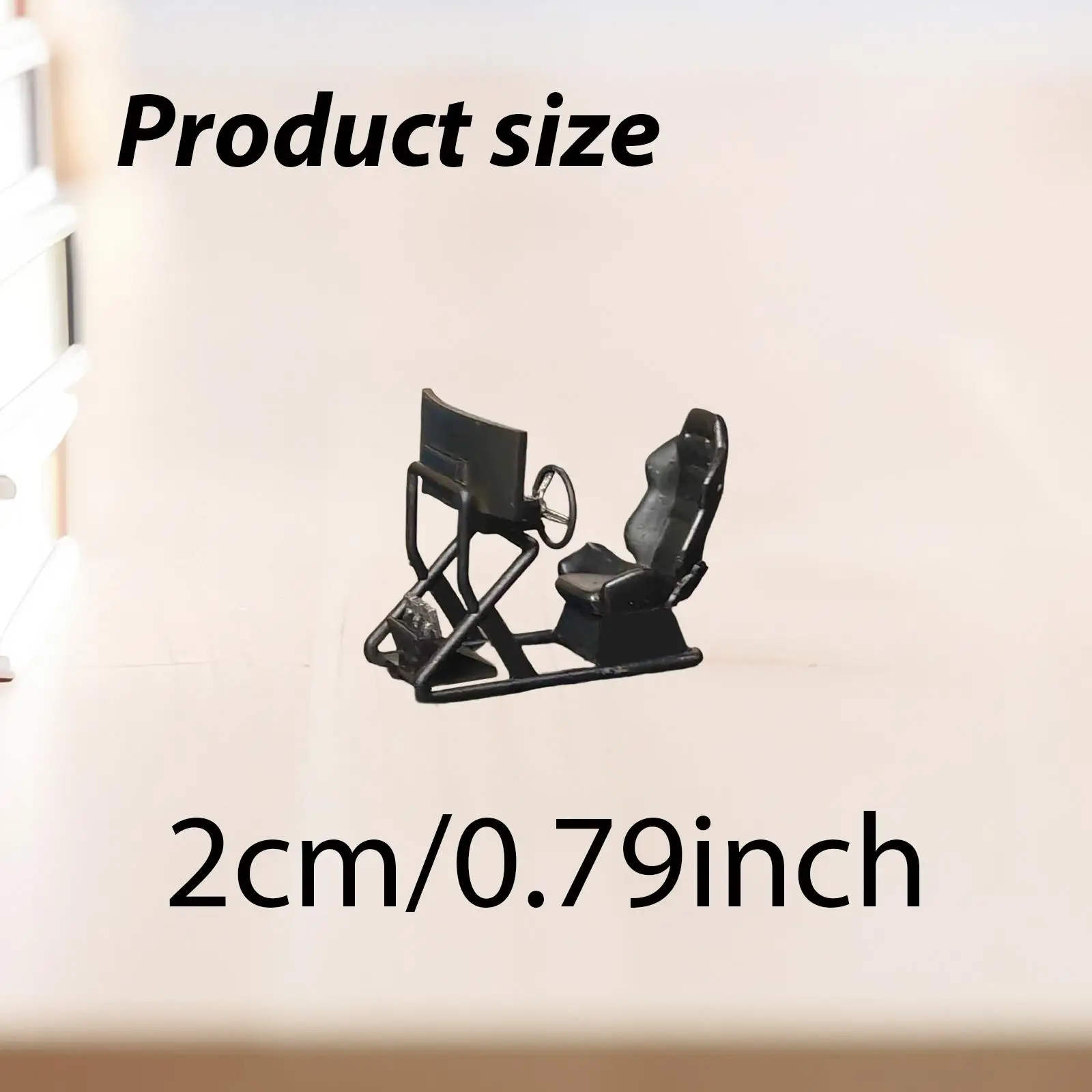 

1:64 Racing Simulator Seat Model Diorama Accessories Simulator Seat Bracket Model Photography Prop