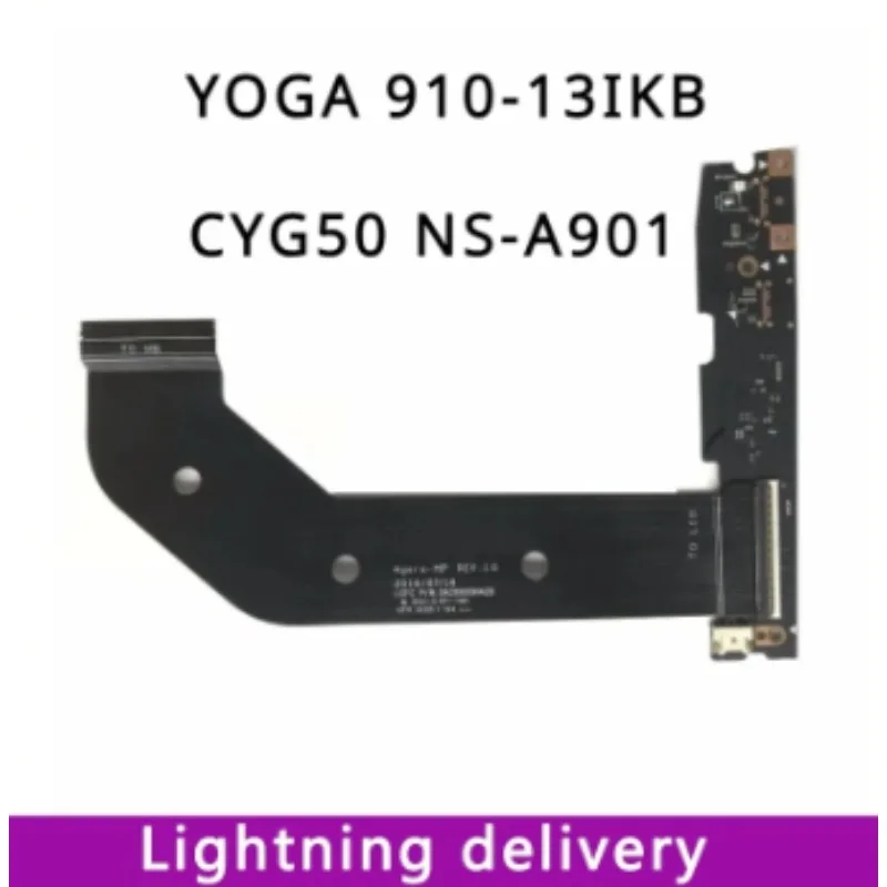 

Original CYG50 NS-A901 For Lenovo 910-13IKB 910-13 Yoga 5 Pro Charger Power Supply USB Type-C Board DA30000H420