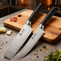 Professional kitchen forged stainless steel chef knives sharp food processing knives high-hardness meat and fruit cutting knive
