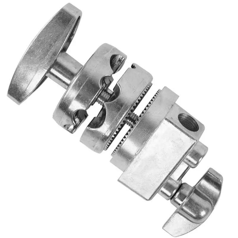 ELECT-3X Metal Heavy Duty Grip Head C-Type Photography Magic Head Turntable Mounting Adapter For Light Stand