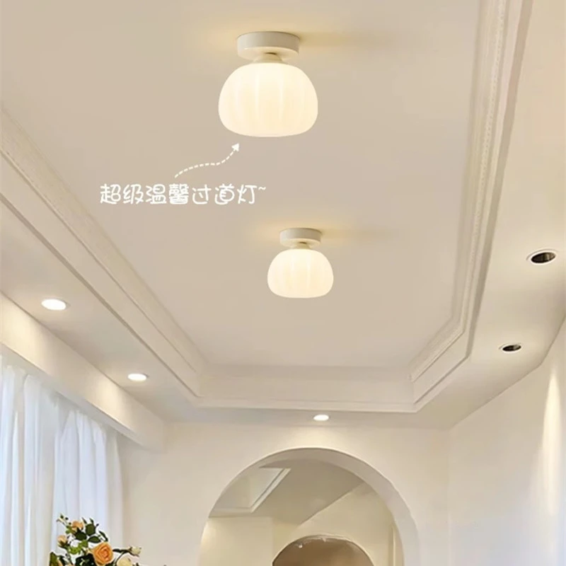 Lamps for Room  Entrance Lighting Hallway Cream Style Hallway Living Room Nordic Balcony Entry Entry Hallway Led Ceiling Light