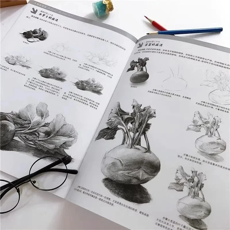 Sketch Pencil Drawing Hand Drawn Sketching From Beginner To Proficient Students Self-study Pencil Drawing Textbooks And Books