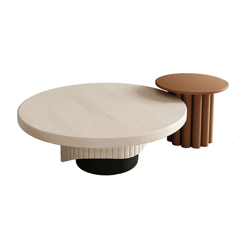 Wooden Small Space Coffee Table Luxury Unique Fashion Living Room Home Tea Table Nordic Round Funky Salontafel Household Items