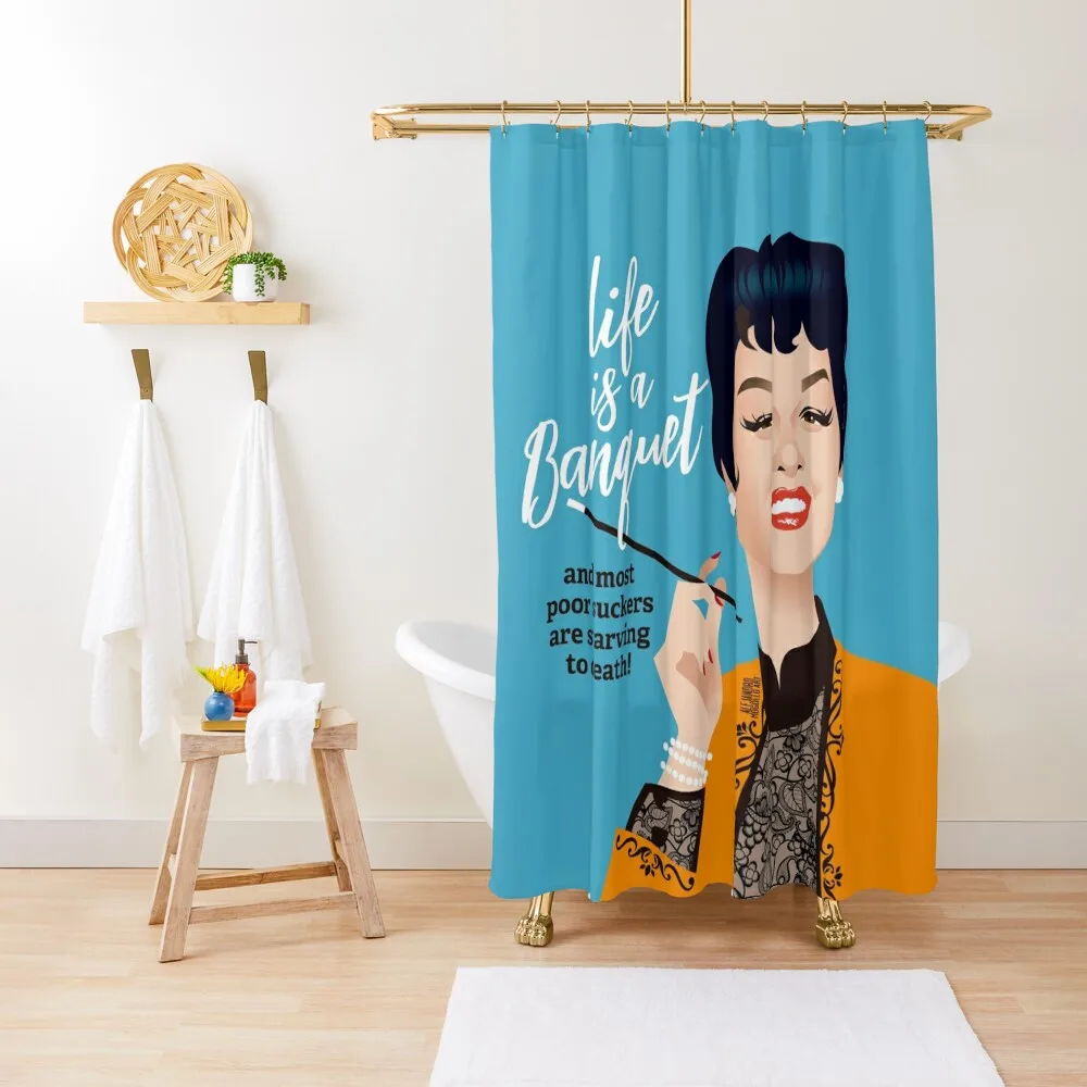 

Banquet! Shower Curtain Cover Cute Shower Funny Shower For The Bathroom Curtain