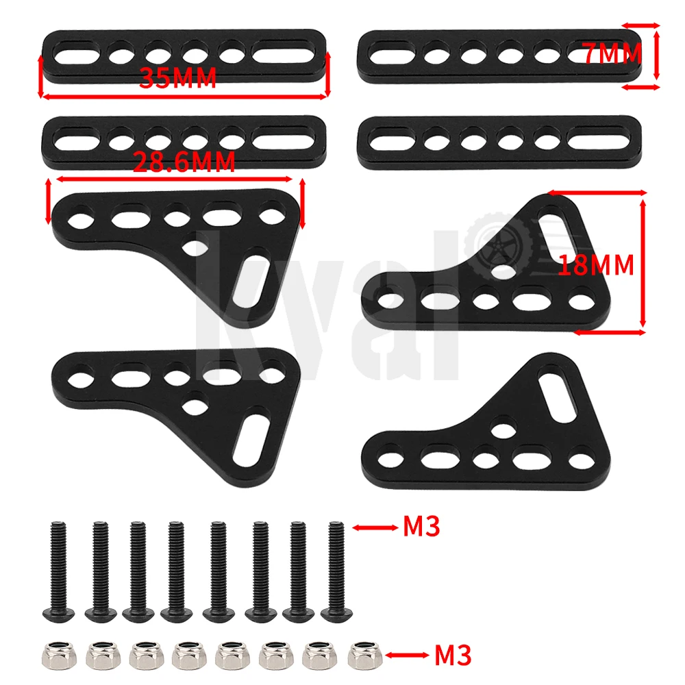 1 zestaw metalowych podwójnych amortyzatorów wspornika amortyzatora stojak do montażu do osiowego SCX10 TRX4 TRX6 D90 90046 90047 1/8 1/10 zdalnie