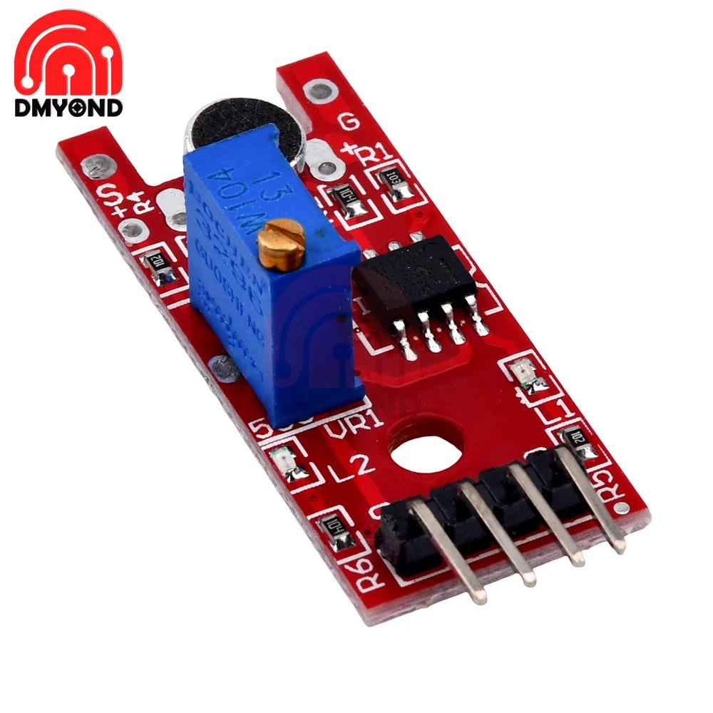 AMPLIFICADOR DE MICRÓFONO profesional, Sensor de sonido, módulo de voz, DC 3V/5V