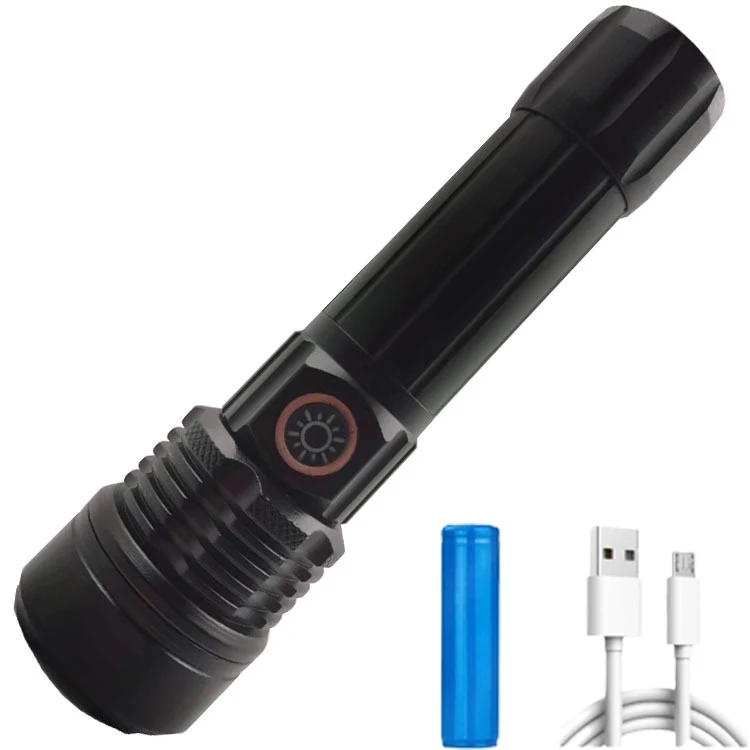 

C2 XHP50 Super Powerful LED Flashlight Tactical Torch Built-in Battery USB Rechargeable Waterproof P50 Lamp Ultra Bright Lantern