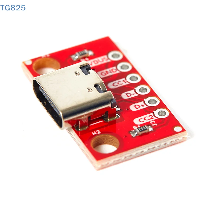 【AN】1Pc USB 3.1 Type C Connector 16 Pins Female Socket Receptacle Adapter to Solder Wire Cable 16 Pins Support PCB Board