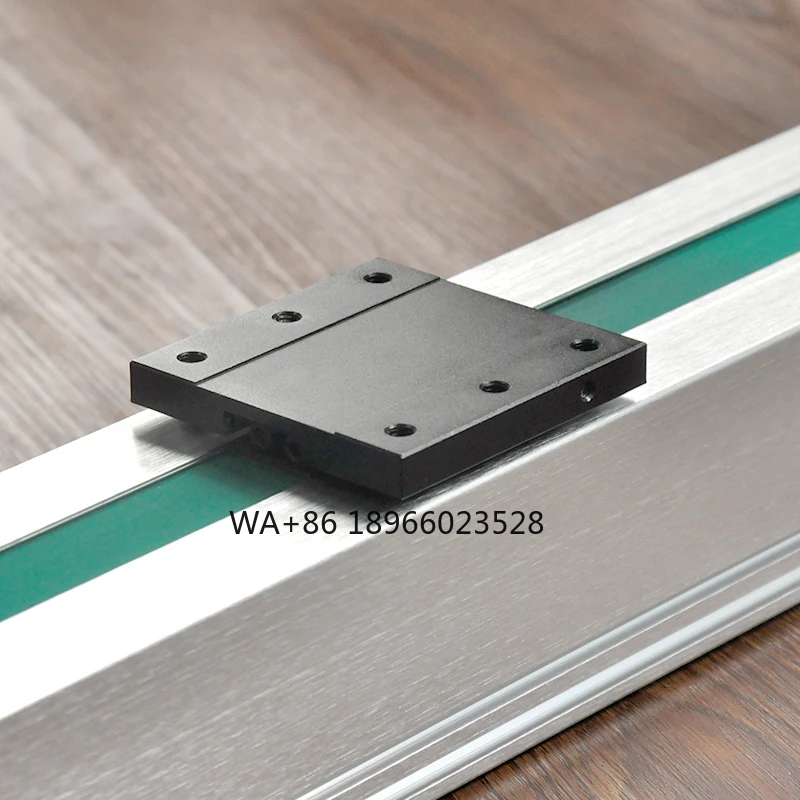 

custom stroke cnc linear motion guide belt drive system single axis robotic arm