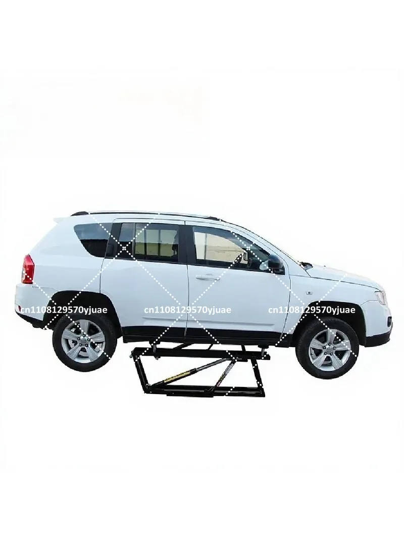 Low Profile Portable Scissor Car Lift for Auto Repair Shop, Quick Mobile Vehicle Lift Platform