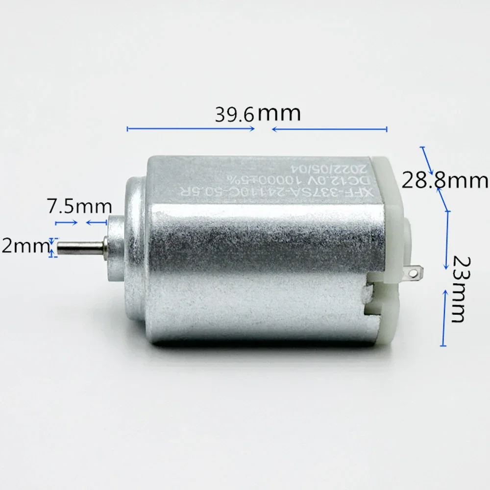 DC 12V Micro 337 Electric Motor 10000RPM Large Torque Precious Metals Mini FF-337SA-24110 Engine for Electric Knife Hair Clipper