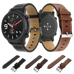 20mm 22mm Leather Strap For Huami Amazfit GTR 42mm 47mm Pace Stratos 3 2 2S Smart Watch Band for Samsung Galaxy Watch 5/4/3