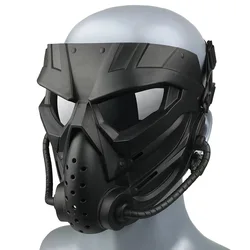 Maschere softair lenti per PC difensive Skull Outdoor Shooting Mouth caccia militare Tactical Paintball Protection Face Halloween CS